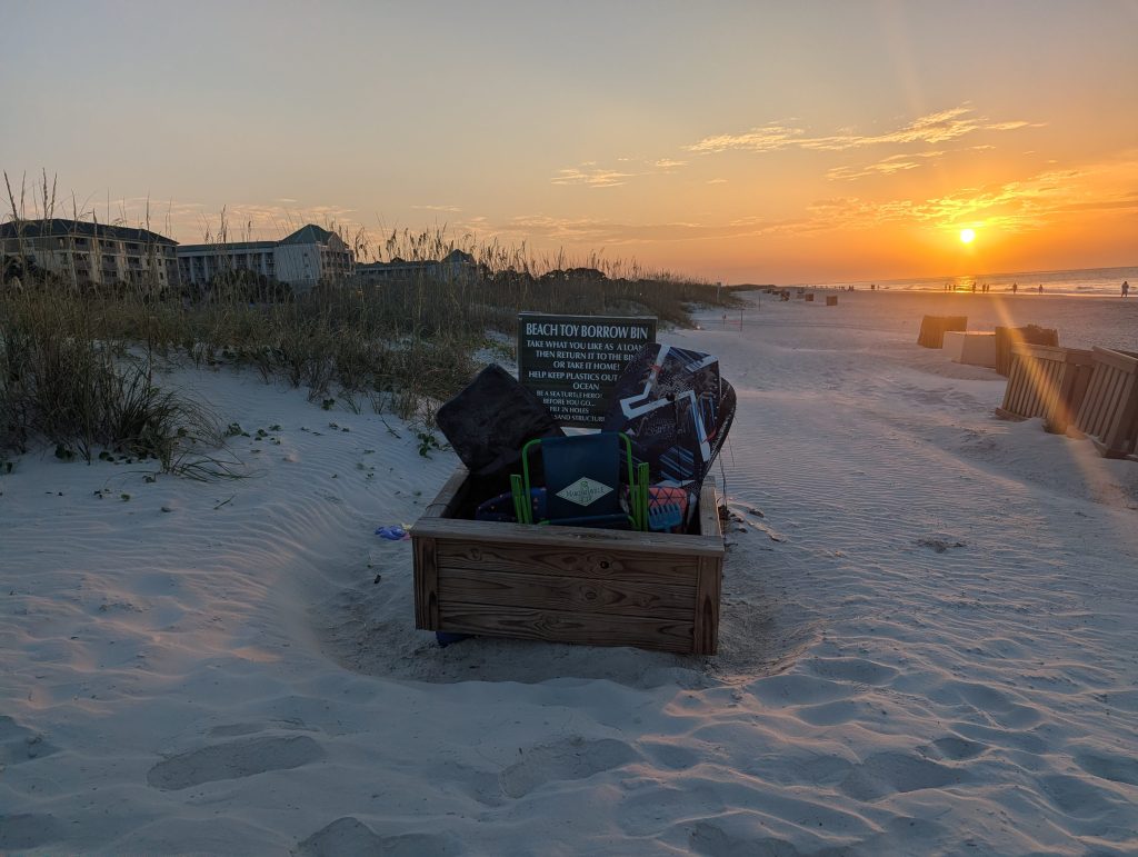 Beach Toy Borrow Bin
