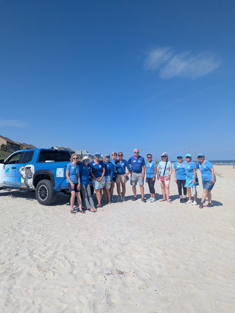 Sea Turtle Patrol Put the Beach to Bed Volunteers