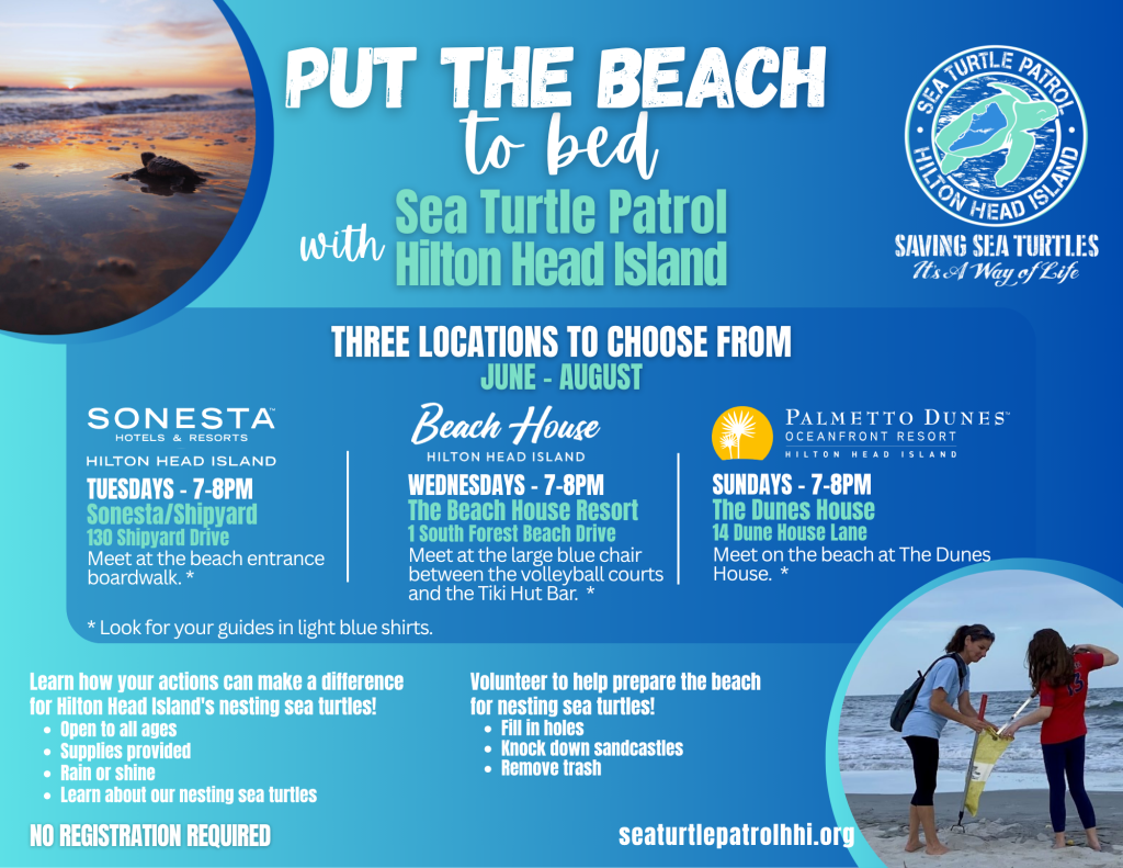 Put the Beach to Bed with Sea Turtle Patrol