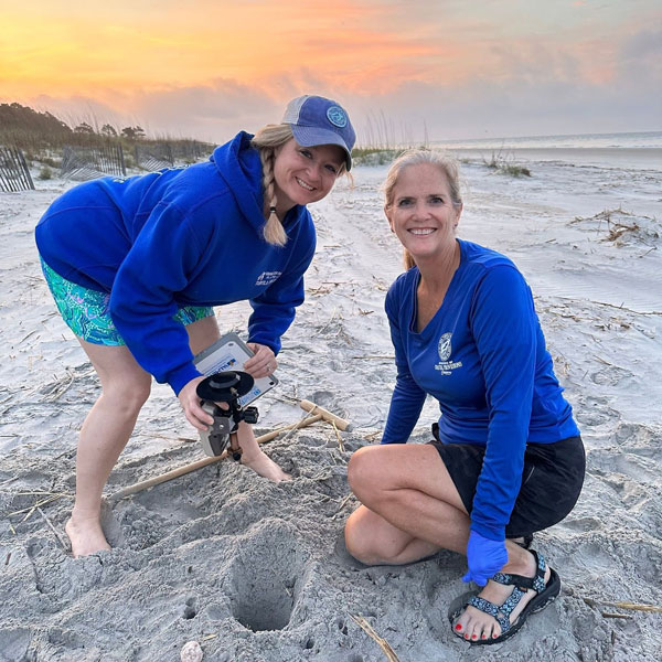 Sea Turtle Patrol HHI Lauren and Cindy